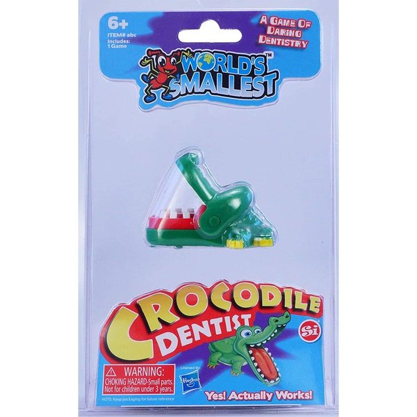 Worlds Smallest World's Smallest Crocodile Dentist Game 564SI